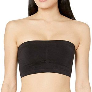Women's Seamless Bandeau Bra tube top black tube tops